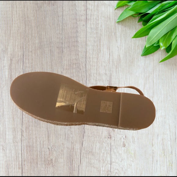 Madewell The Malia Espadrille Sandal Leopard Print Calf Hair Size 8 - Picture 5 of 7